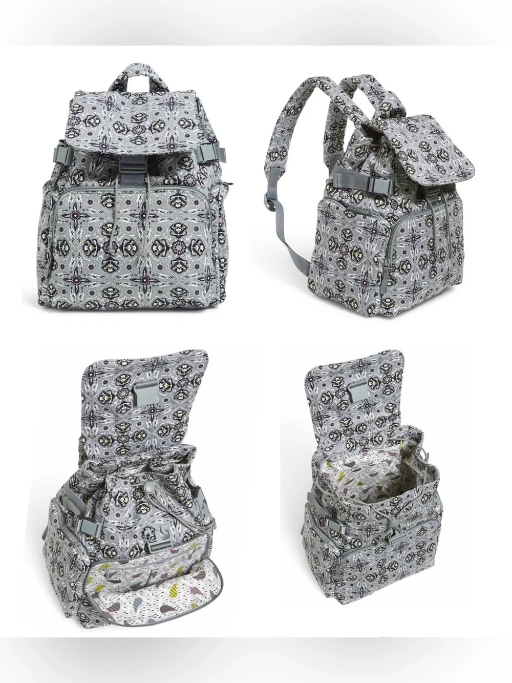 Vera Bradley Utility Backpack - Plaza Tile